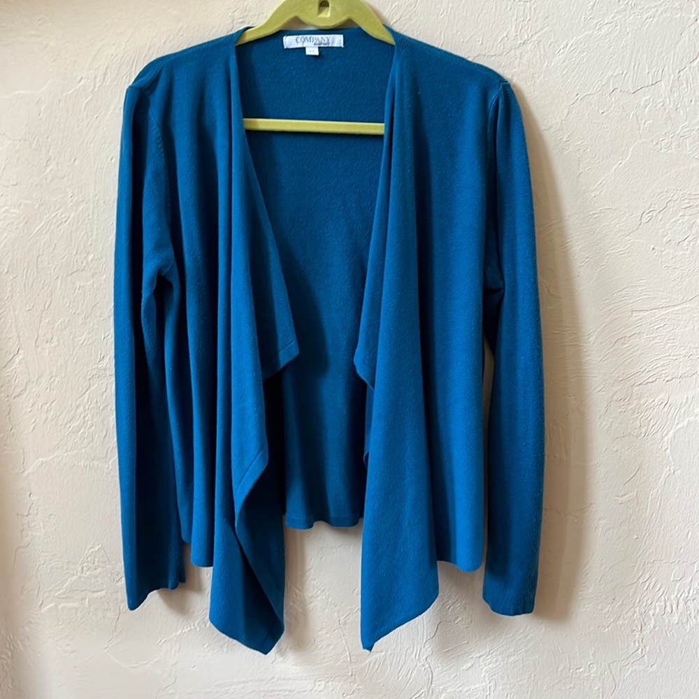 Company by Ellen Tracy extra large blue sweater